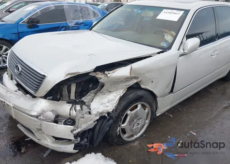 2002 Lexus Ls 430 from USA, damaged, VIN JTHBN30F320053809